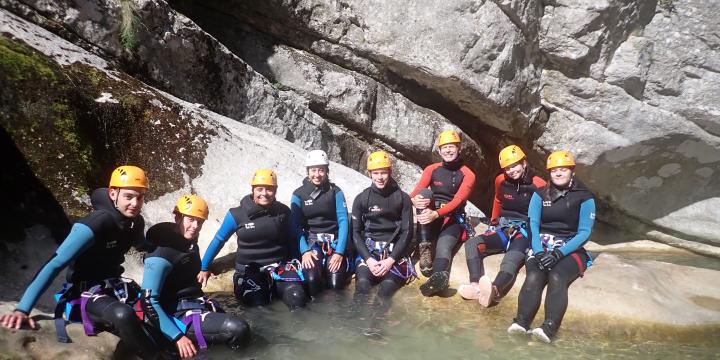 Canyon du Saint Auban du 26 aout avec Nico