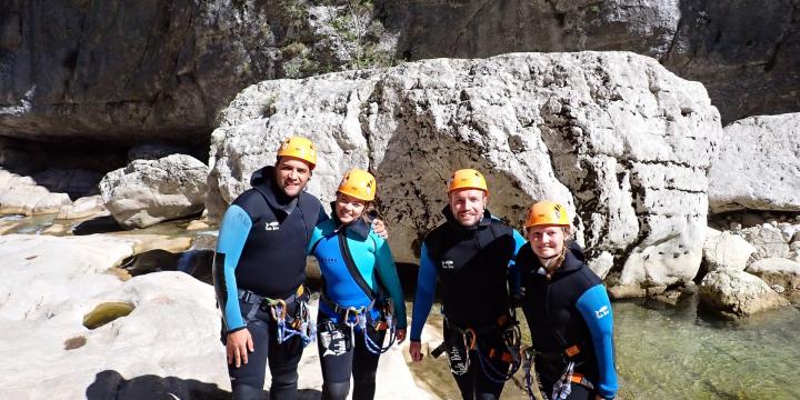 Canyon de saint Auban le 29 août