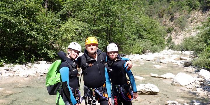 Canyon d'Aiglun le 16 juillet