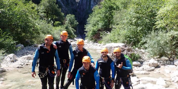 Canyon d'Aiglun le 21 juillet