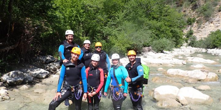 Canyon d'Aiglun du 26 juillet avec Nico