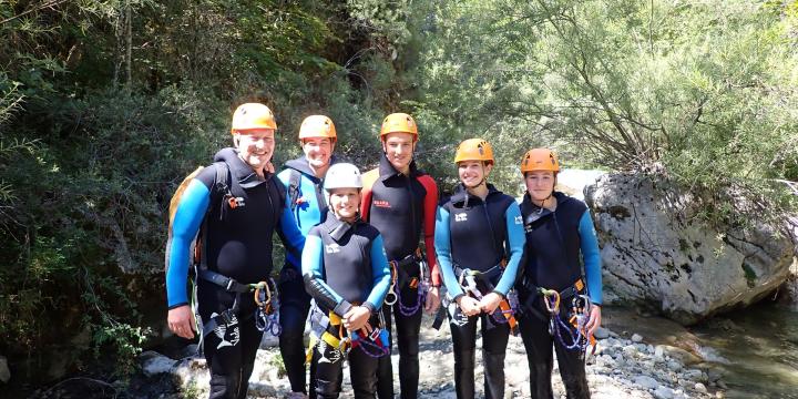 Canyon du Gours du Ray le 15 juillet