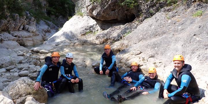 Canyon du Haut Jabron le 14 juillet 