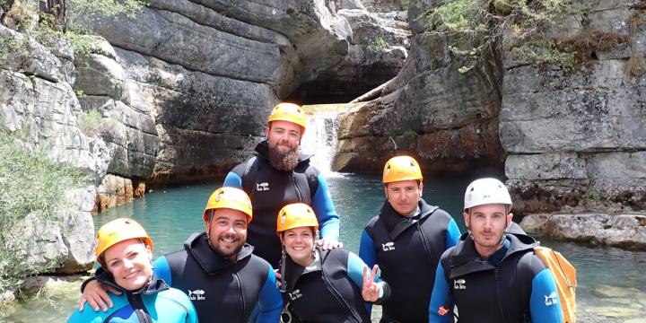 Cascade de la Lance du 28 Juillet avec Nico