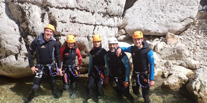 Canyon du Saint Auban du 11 juillet avec Nico