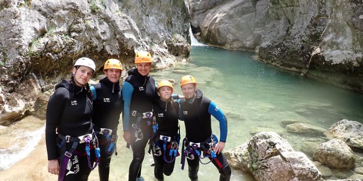 Canyon du Saint Auban du 18 juillet avec Nico