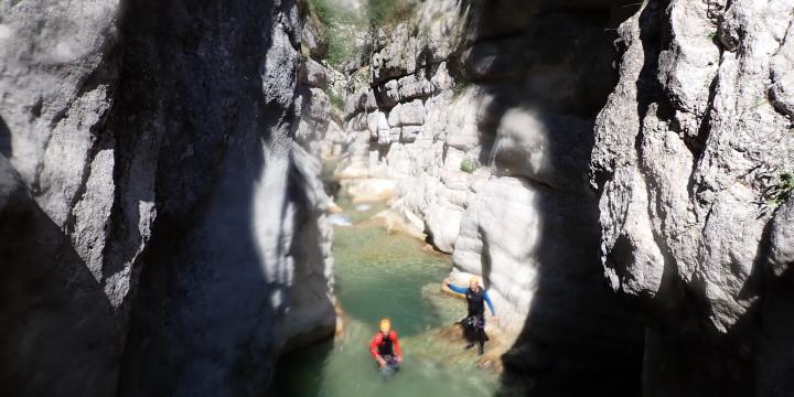 Canyon de Saint Auban le 24 juillet