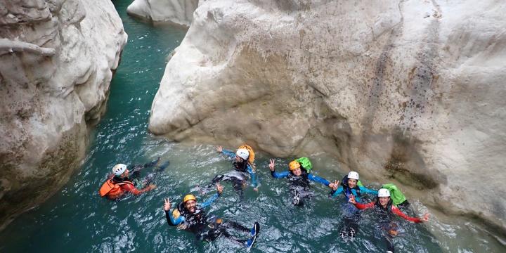 Canyon d'Aiglun le 21 juin