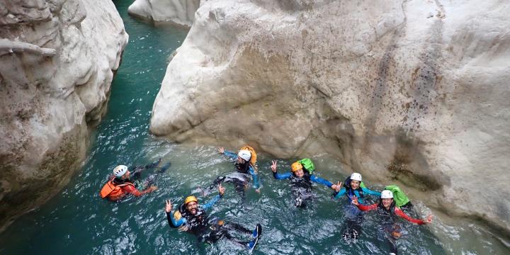 Canyon d'Aiglun le 21 juin 