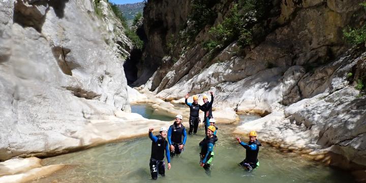 Canyon de Saint auban le 12 juin