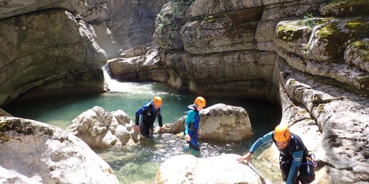 Canyon de Saint Auban le 20 juin