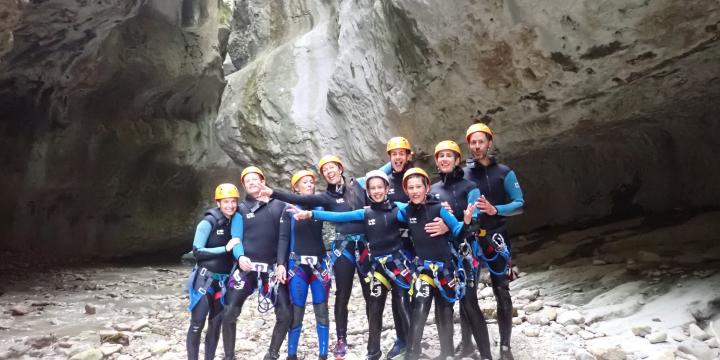 Canyon du Haut Jabron le 27 mai avec Caro