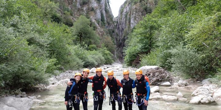 Canyon d'Aiglun le 1er août