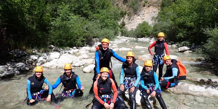 Canyon d'Aiglun le 09 aout