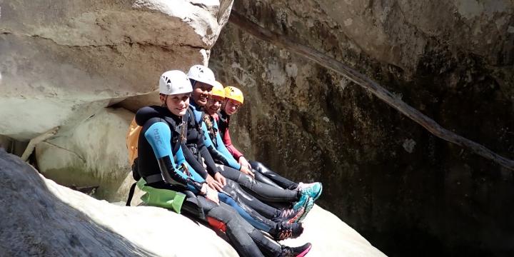 Canyon journée d'aiglun du 22 aout avec Nico