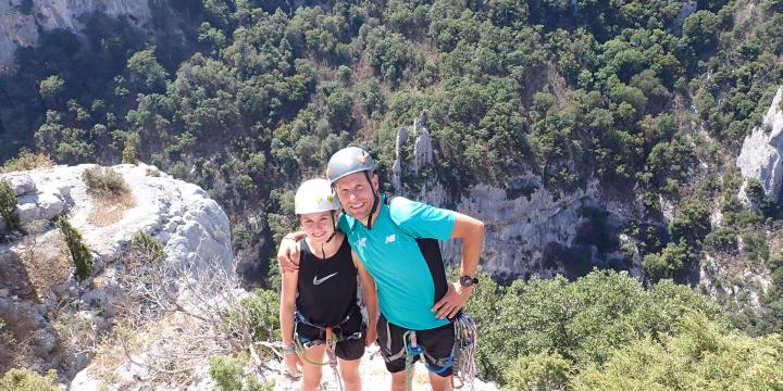 Grande voie "l'arête du belvédère" le 19 août
