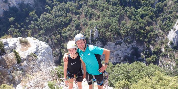 Grande voie "l'arête du belvédère" le 19 août