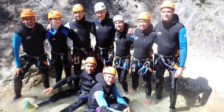 Canyon du haut jabron du 31 aout avec Nico