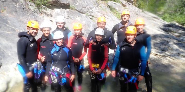 Canyon du Haut Jabron le 13 aout avec Nico