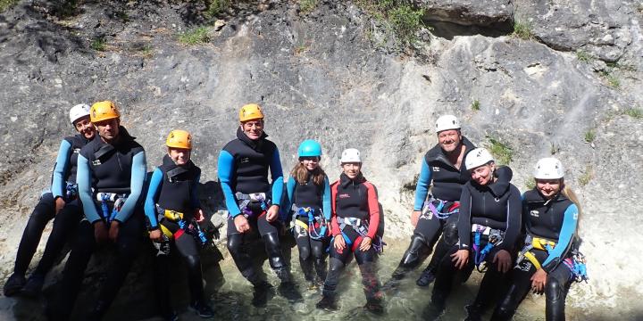 Le canyon du Haut Jabron le 15 aout