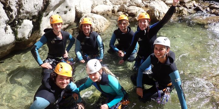 Canyon de Saint Auban le 18 août