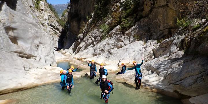 Canyon de Saint Auban le 25 aout