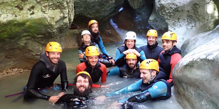 Canyon du Haut Jabron le 1er juillet