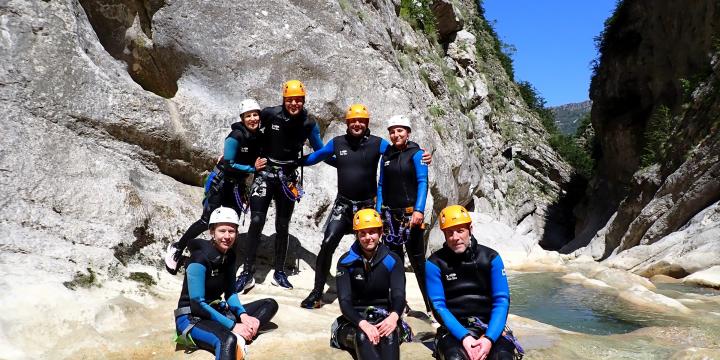 Canyon du Saint Auban du 26 juillet avec Nico