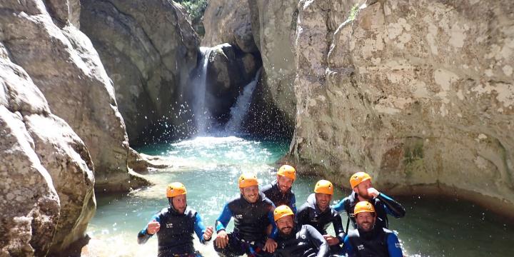 Canyon de Saint Auban le 30 juillet