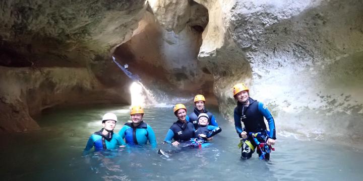 Canyon du Haut Jabron le 09 septembre avec Caro