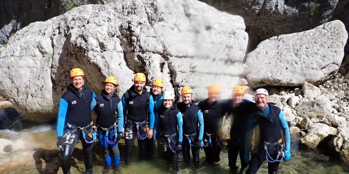 Canyon de Saint Auban le 1er septembre 